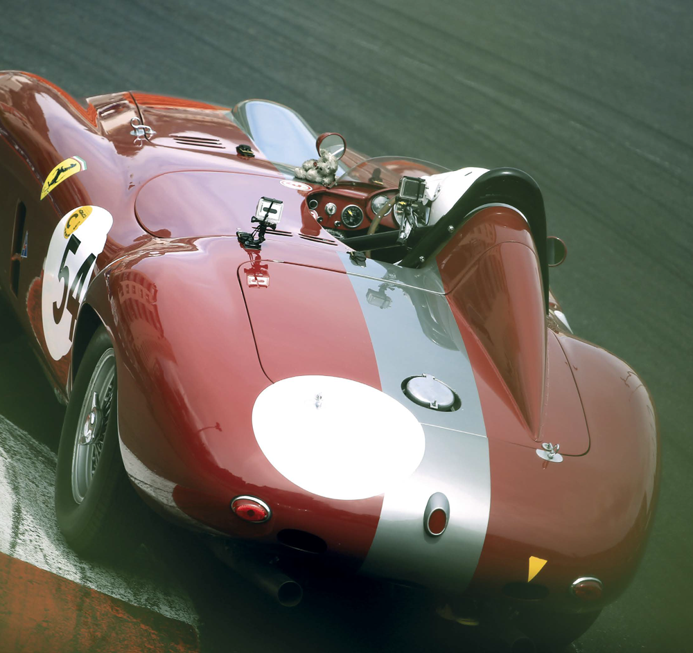 Der Italiener Roberto Crippa demonstrierte einen 53er Ferrari 340 MM