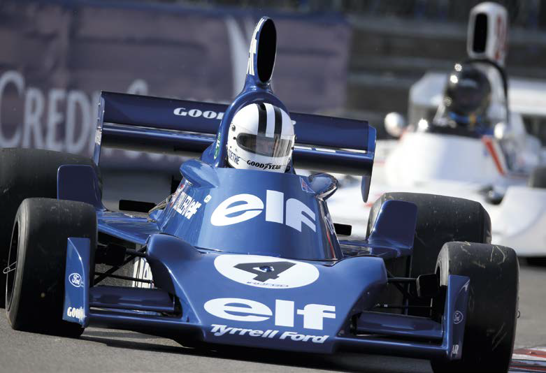 Der Franzose Roald Goethe demonstrierte bei den F1-Wagen 1973 bis 1978 einen Tyrrell 007