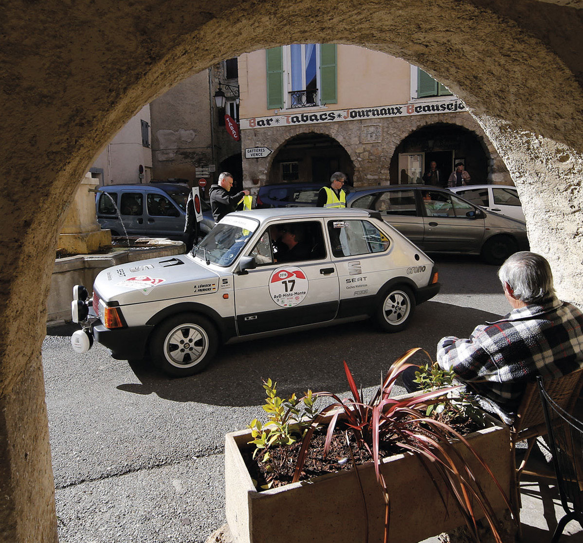 AvD-Histo-Monte: 43. Gesamt: Roland Löwisch/Matthias Becher auf Seat Fura Crono