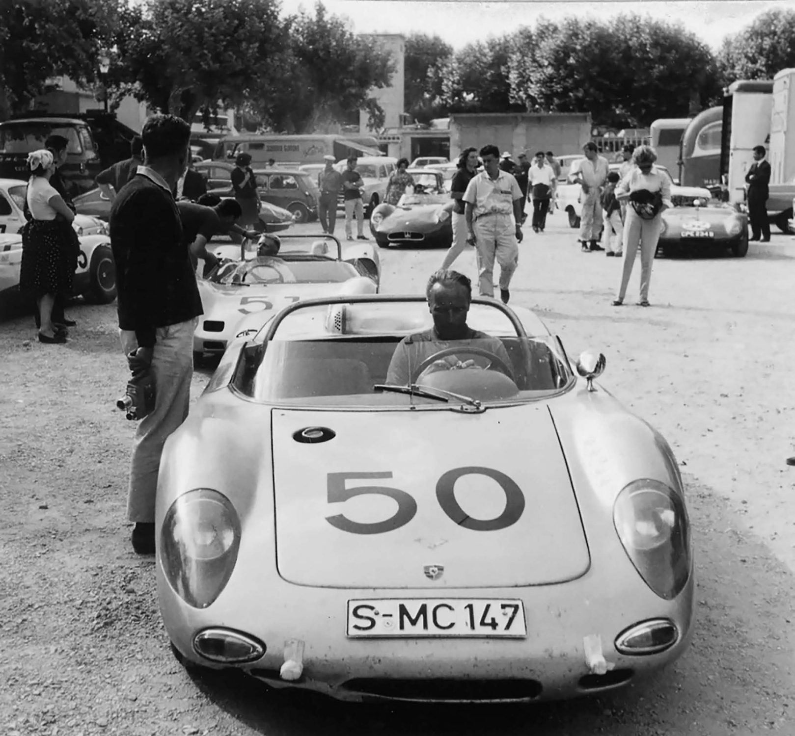 Vater Edgar Barth 1964 am Mont Ventoux