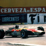 Lotus 49: Auf seinen Schultern lastete 1968 die Verantwortung im Titelkampf: Graham Hill siegt hier in Spanien