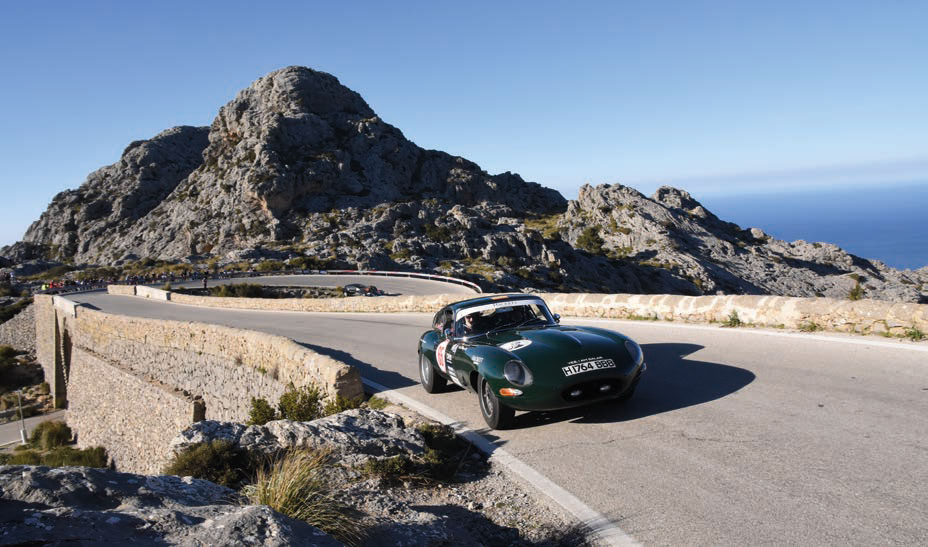 Oris Rally Clasico:Neunter in der Wertung Competition VHC: der Jaguar E-Type von Francisco Javier Ortega und Enrique Salar