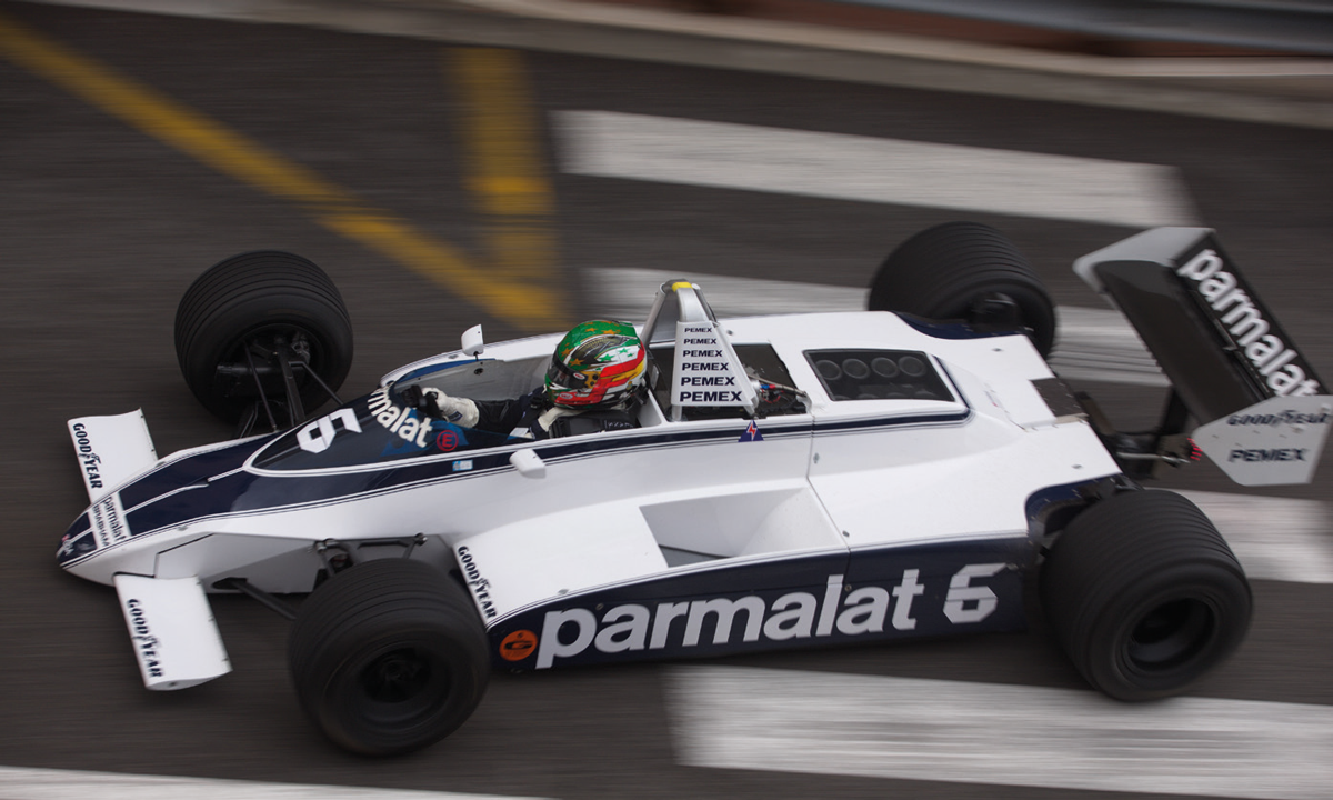 Grand Prix de Monaco: Der Spanier Joaquin Folch-Rusinol im Brabham BT 49