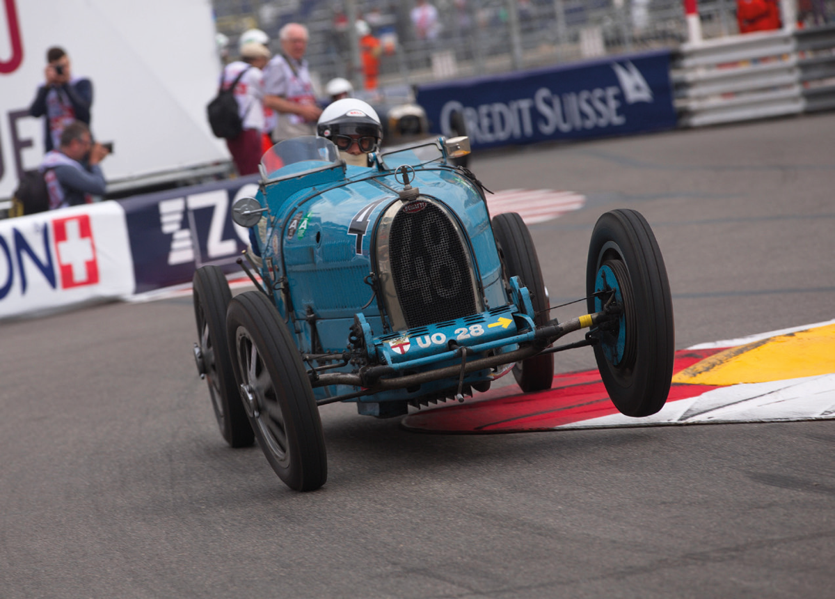 Grand Prix de Monaco: Zick-Zack am „Schwimmbad“: der Italiener Maurizio Piantelli im Bugatti 37 A