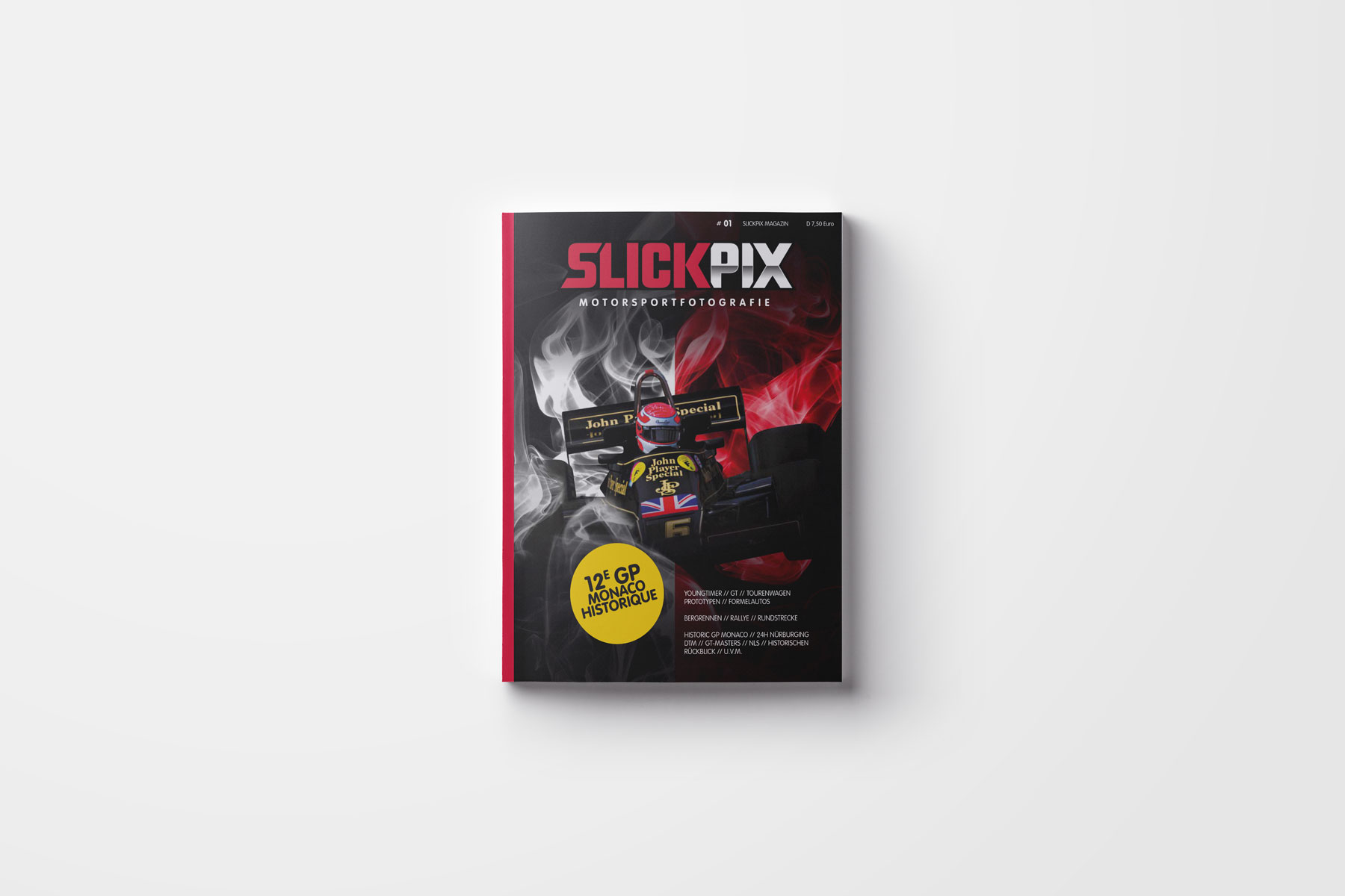 Das Cover der Ausgabe #01 des Slickpix Magazins