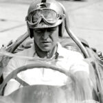 Trips: Konzentration am Volant des 156 F1…