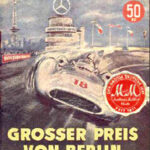 Das Programmheft des Großen Preises von Berlin 1954 -AvD-Avus-Rennen