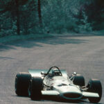 Vic Elford Als Sechstschnellster im McLaren M7A unterwegs auf der Nordschleife