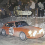 Vic Elford Im Porsche 911T auf dem Weg zum Sieg bei der Rallye Monte Carlo 1968