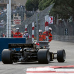 Ordentlich Wheelspin beim Beschleunigen im Lotus 87