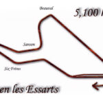 Nur die erste Streckenvariante von 1950 bis 54 ist in Rouen noch befahrbar
