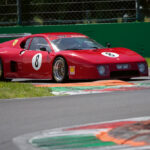 Gutes Einlenken in die Schikane und...