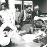 Grand Prix Deutschland 1969: Alan Brinton rät Jack Brabham, Ickx für die nächste Saison zu verpfl ichten - der ist hier in Gedanken aber schon wieder bei Ferrari